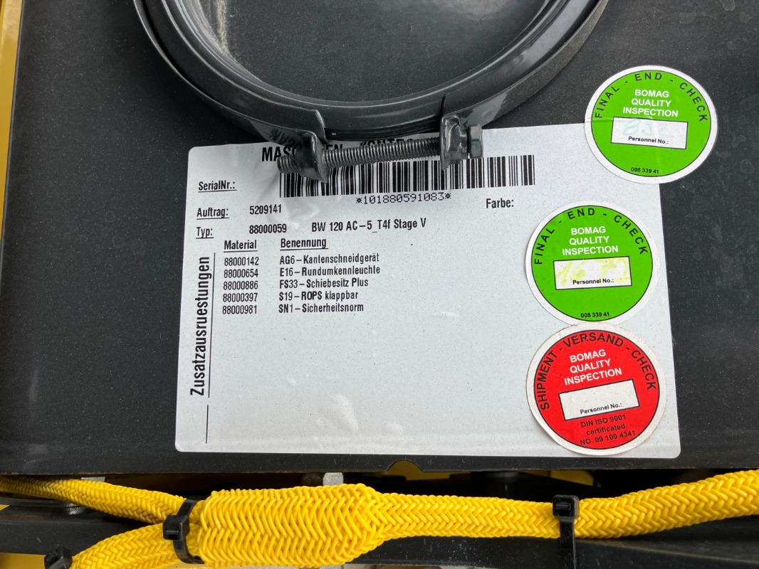 BOMAG DE BW 120 AC-5 Stage V/Tier 4f - Volas: foto 3 BOMAG DE BW 120 AC-5 Stage V/Tier 4f - Volas: foto 3