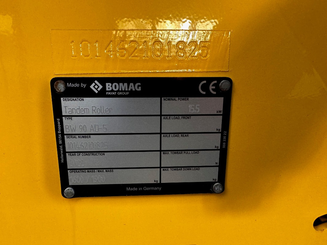 BOMAG DE BW 90 AD-5 Stage V/Tier 4f - Volas: foto 4 BOMAG DE BW 90 AD-5 Stage V/Tier 4f - Volas: foto 4
