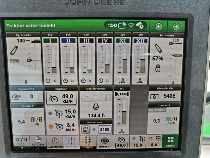 Traktorius John Deere 6R 155 Autopower: foto 14