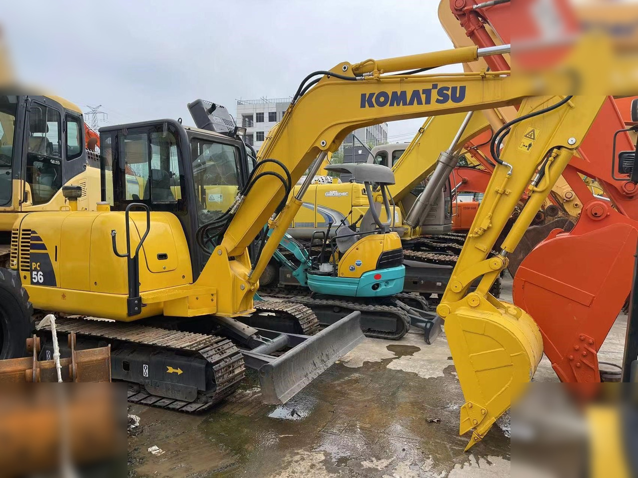 KOMATSU PC56-7 - Mini ekskavatorius: foto 1 KOMATSU PC56-7 - Mini ekskavatorius: foto 1