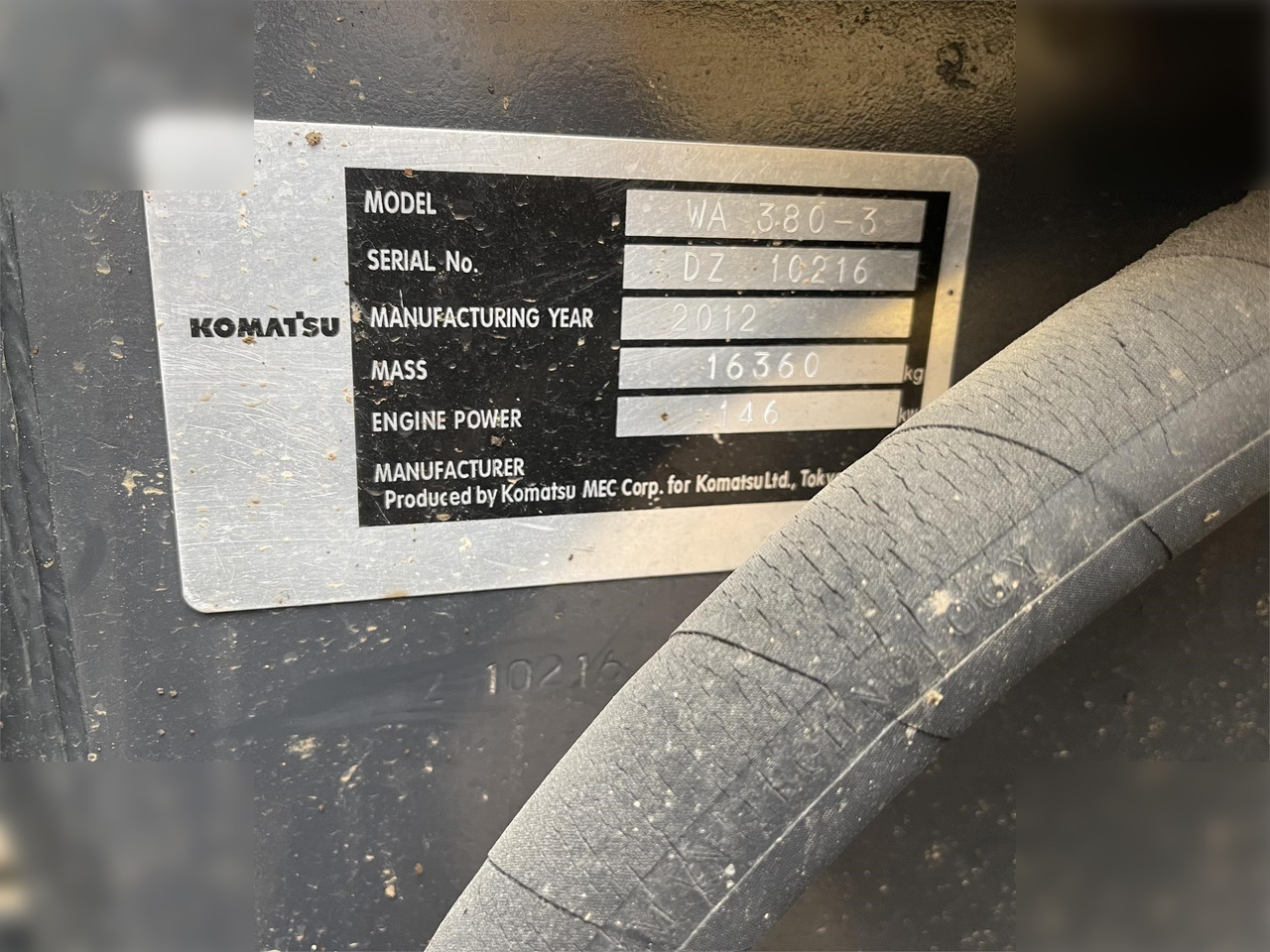 KOMATSU WA380-3 - Ratinis krautuvas: foto 4 KOMATSU WA380-3 - Ratinis krautuvas: foto 4