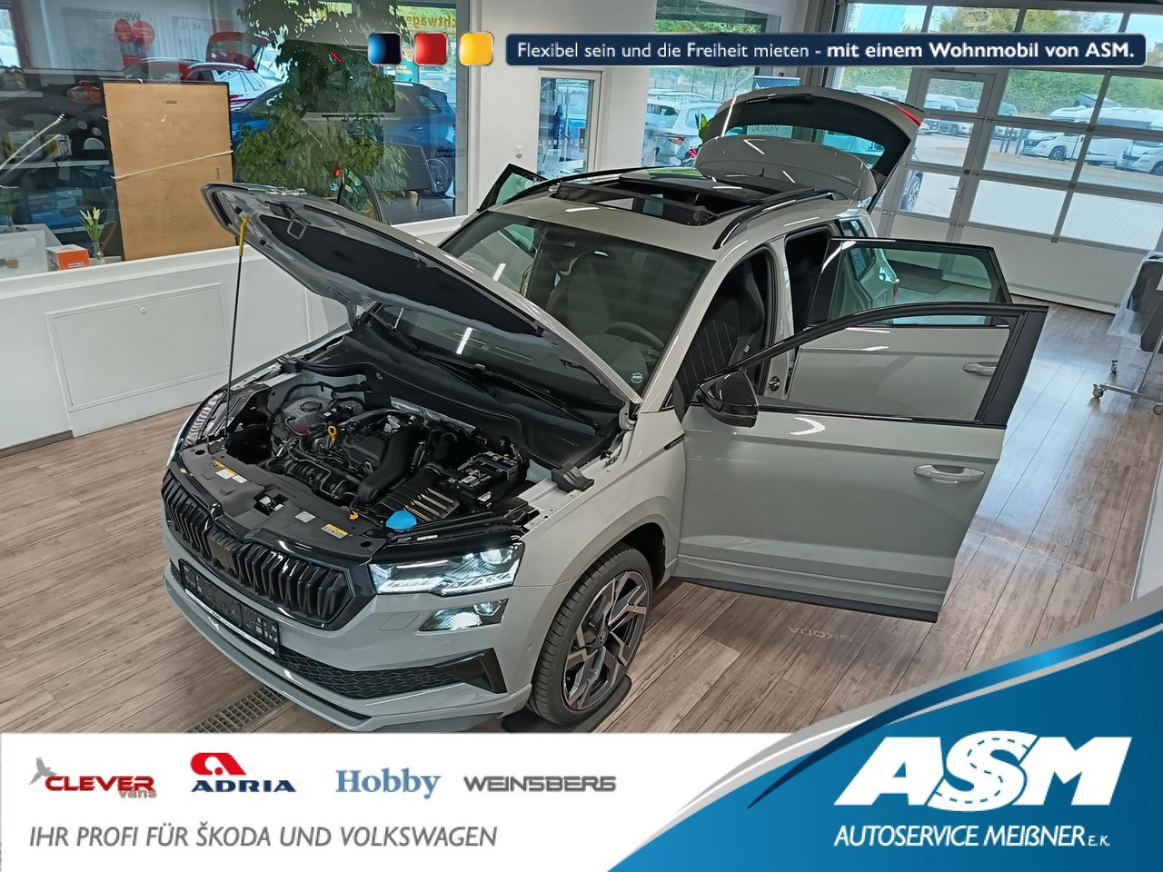Skoda Karoq Sportline 1,5 TSI DSG*AHK*PSD*STD.HZG*NAVI - Visureigis: foto 1 Skoda Karoq Sportline 1,5 TSI DSG*AHK*PSD*STD.HZG*NAVI - Visureigis: foto 1