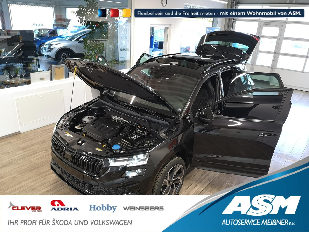 Skoda Karoq Sportline 2,0TDI DSG 4x4*PSD*AHK*360°*NAVI - Visureigis: foto 1 Skoda Karoq Sportline 2,0TDI DSG 4x4*PSD*AHK*360°*NAVI - Visureigis: foto 1