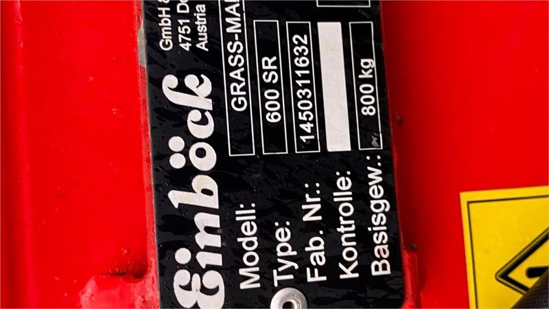 Einböck Grass-Manager 600 SR Halmstrigle - Akėčios: foto 4 Einböck Grass-Manager 600 SR Halmstrigle - Akėčios: foto 4