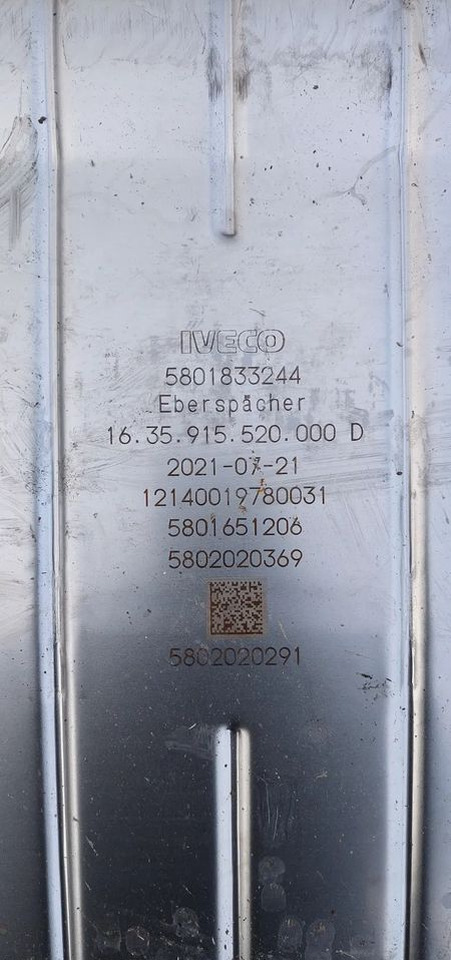 IVECO EUROCARGO EURO 6 KATALIZATOR TŁUMIK NOWY 5801833244 - Katalizatorius - Sunkvežimis: foto 3 IVECO EUROCARGO EURO 6 KATALIZATOR TŁUMIK NOWY 5801833244 - Katalizatorius - Sunkvežimis: foto 3