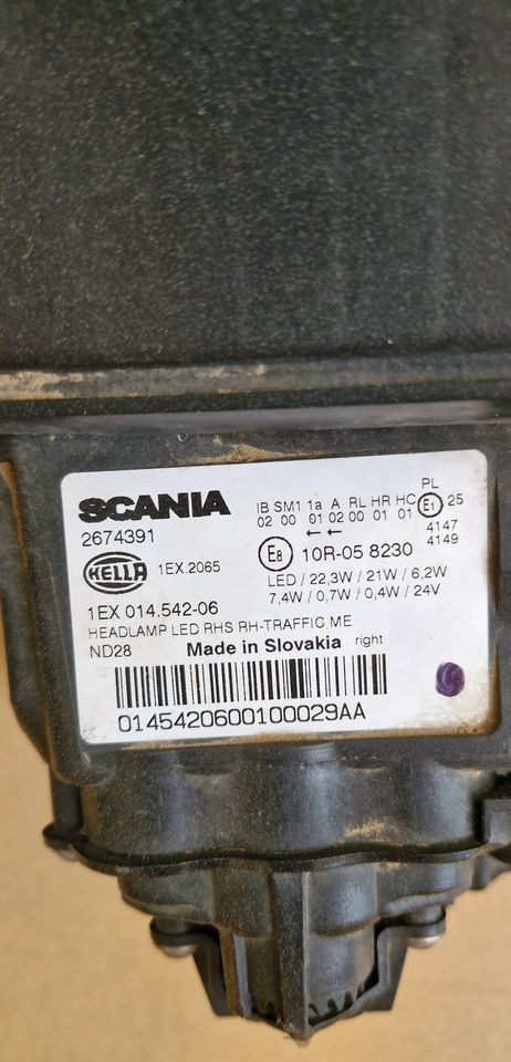 SCANIA R S P G LAMPA LED PRZEDNIA PRAWA 2674391 - Apšvietimas - Sunkvežimis: foto 2 SCANIA R S P G LAMPA LED PRZEDNIA PRAWA 2674391 - Apšvietimas - Sunkvežimis: foto 2