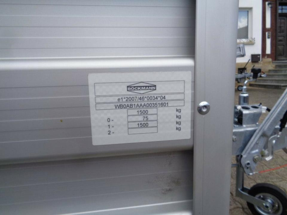Automobilinė priekaba Böckmann PKW-Anhänger 1500 kg: foto 7