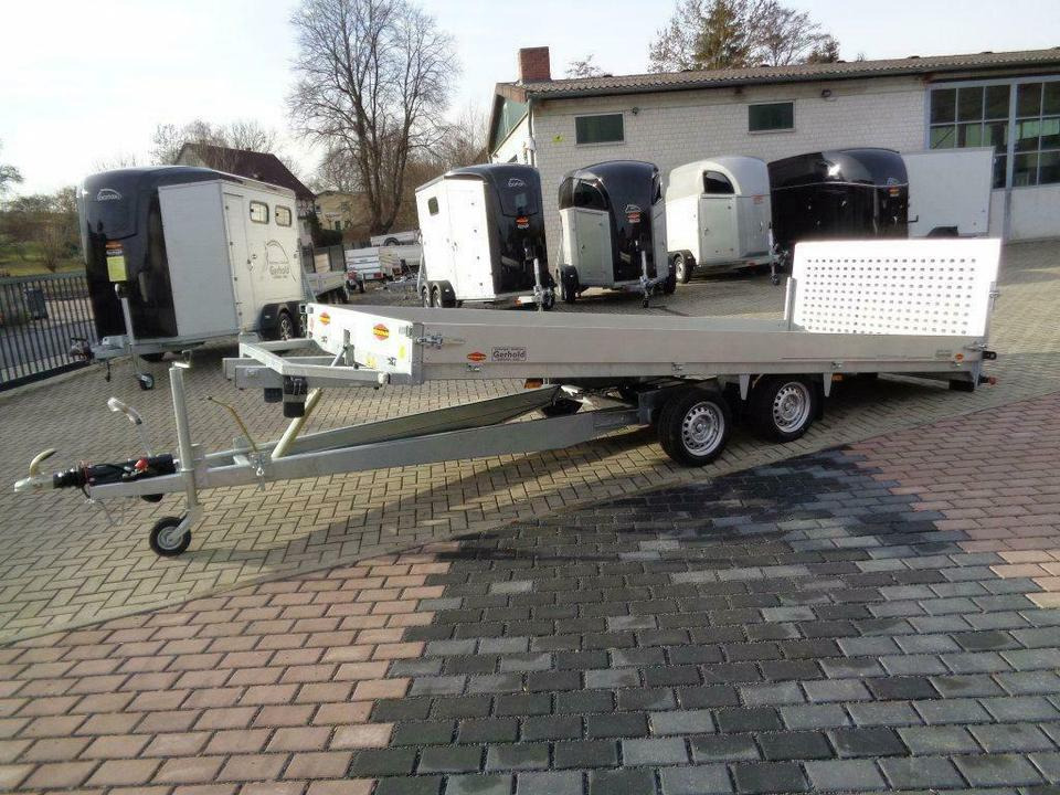 Platforminė/ Bortinė priekaba Böckmann PKW-Anhänger Universaltransporter kippbar 3,5t: foto 15