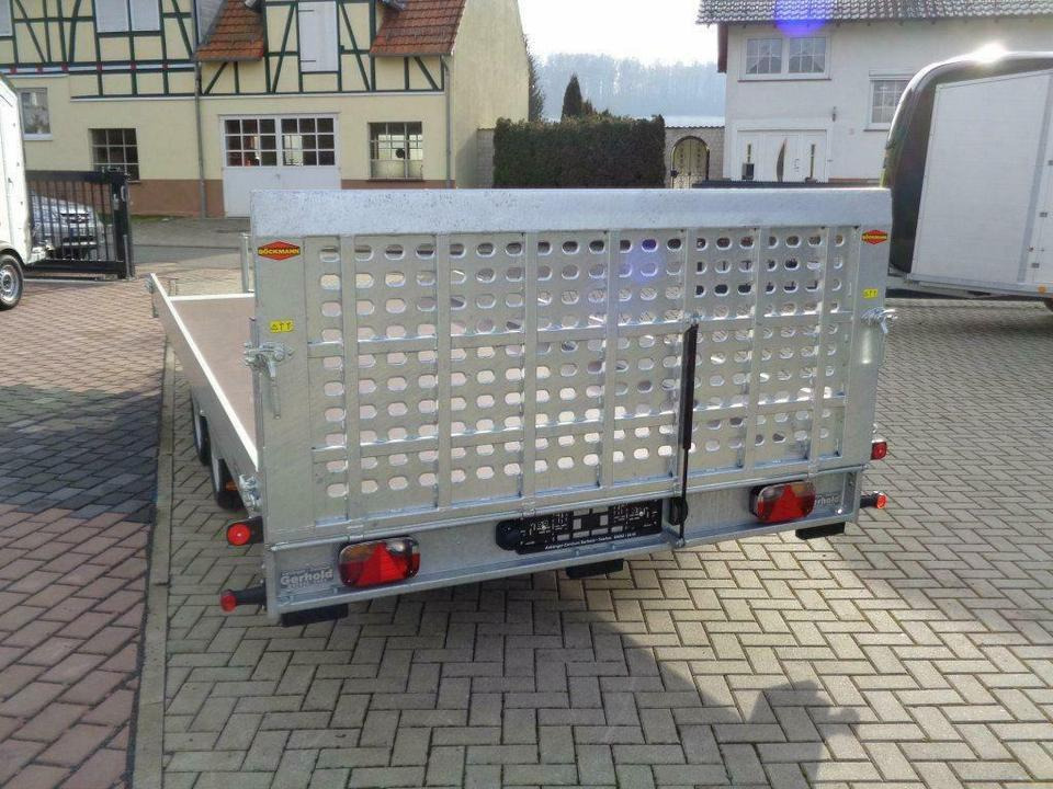 Platforminė/ Bortinė priekaba Böckmann PKW-Anhänger Universaltransporter kippbar 3,5t: foto 13
