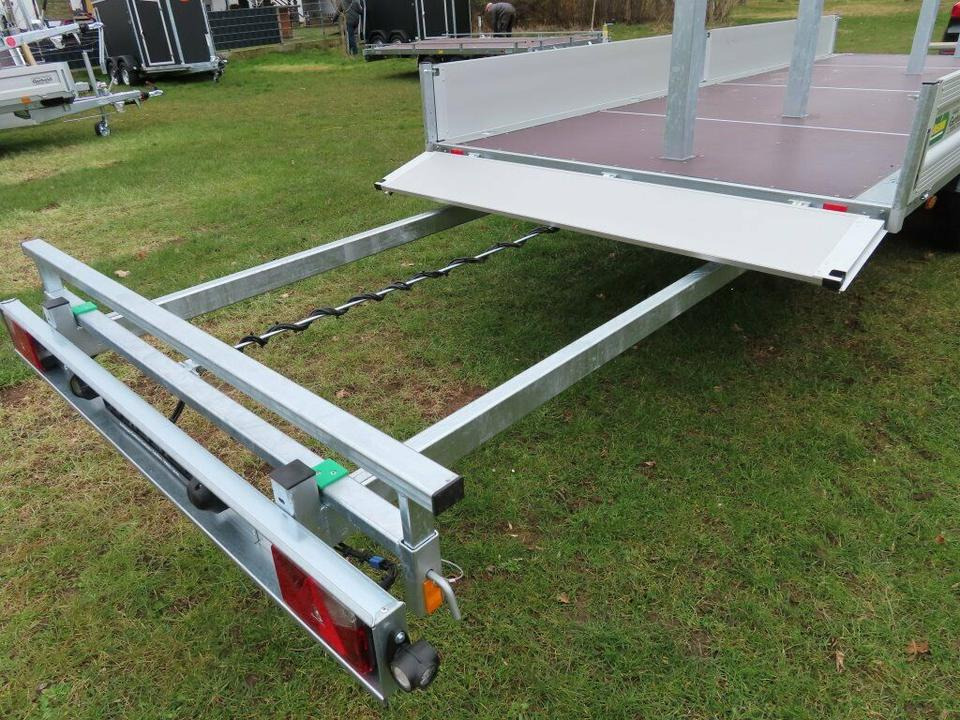 Langmaterialanhänger Unsinn LM 3554-14-2040 Deichsel ausziehbar - Platforminė/ Bortinė priekaba: foto 5 Langmaterialanhänger Unsinn LM 3554-14-2040 Deichsel ausziehbar - Platforminė/ Bortinė priekaba: foto 5