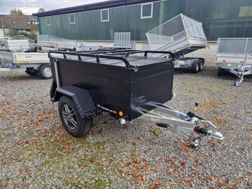 PKW Anhänger Offroad Kofferanhänger 100km/h TPV Böckmann Dachzelt - Automobilinė priekaba: foto 1 PKW Anhänger Offroad Kofferanhänger 100km/h TPV Böckmann Dachzelt - Automobilinė priekaba: foto 1