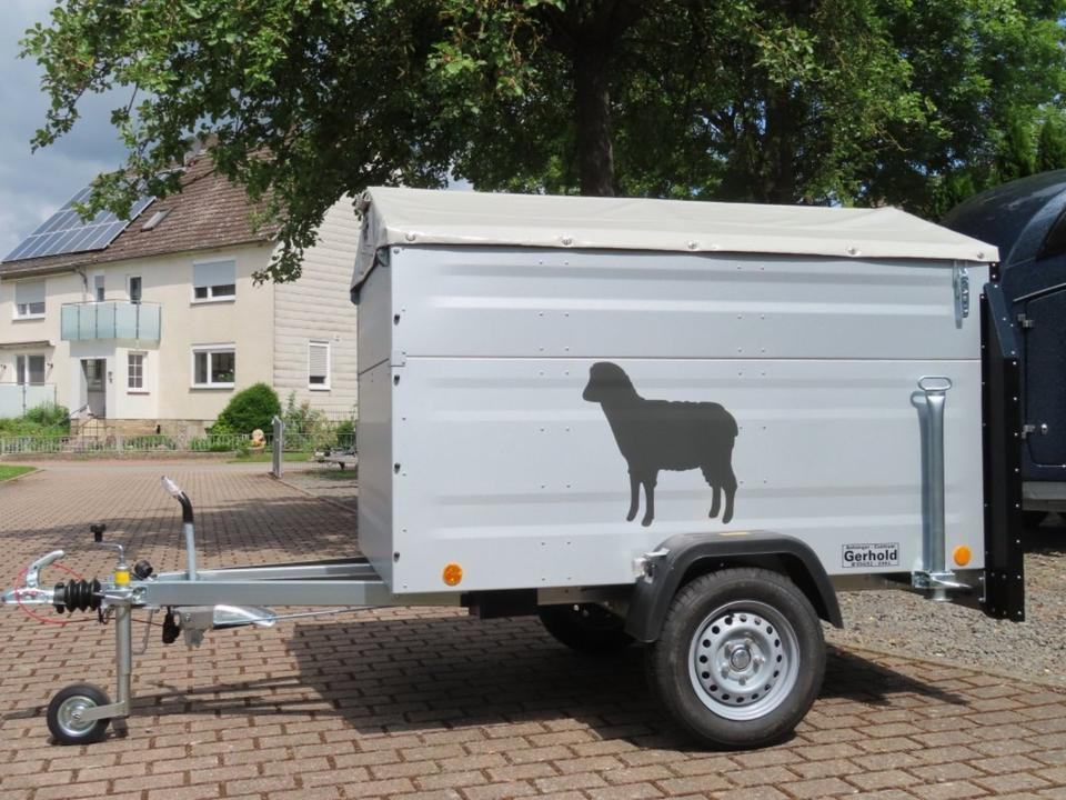 TPV Kleinviehanhänger 1,0t Flügeltür Viehanhänger Ziegen Schafe - Gyvulių pervežimo priekaba: foto 2 TPV Kleinviehanhänger 1,0t Flügeltür Viehanhänger Ziegen Schafe - Gyvulių pervežimo priekaba: foto 2