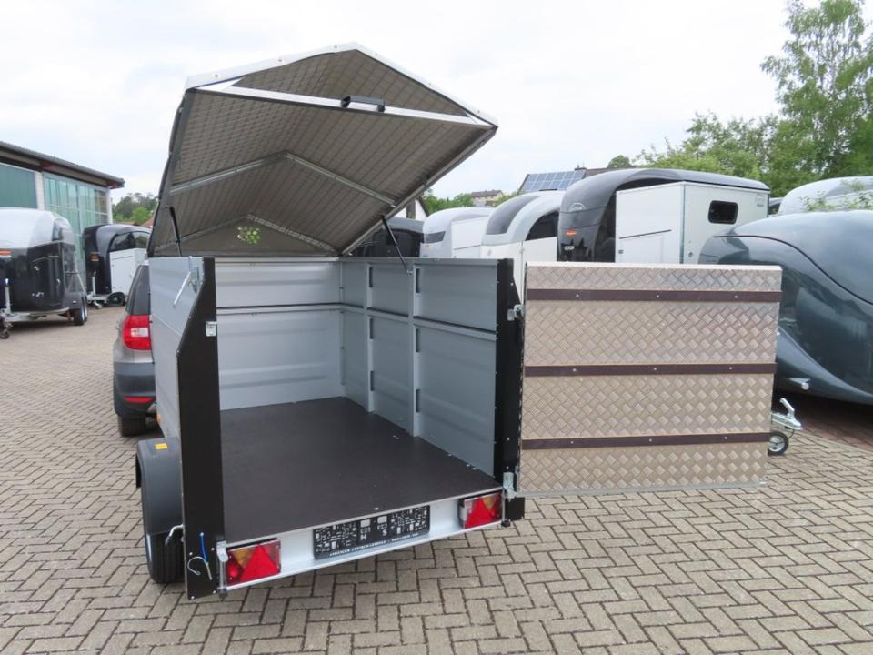 TPV Kleinviehanhänger 1,0t Flügeltür Viehanhänger Ziegen Schafe - Gyvulių pervežimo priekaba: foto 2 TPV Kleinviehanhänger 1,0t Flügeltür Viehanhänger Ziegen Schafe - Gyvulių pervežimo priekaba: foto 2