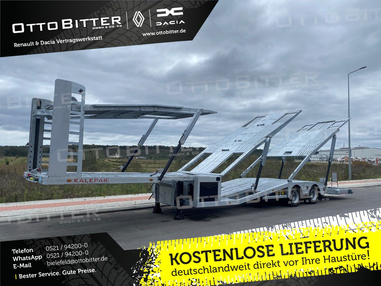 KALEPAR KLP228V6 6er-Autotransporter VDI2700 - Autovežis puspriekabė: foto 1 KALEPAR KLP228V6 6er-Autotransporter VDI2700 - Autovežis puspriekabė: foto 1