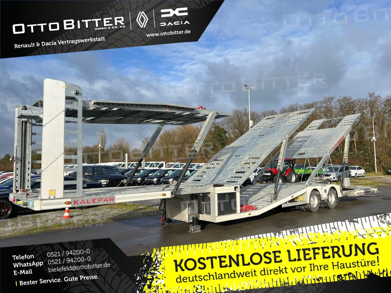 KALEPAR KLP228V6 6er-Autotransporter VDI2700 - Autovežis puspriekabė: foto 1 KALEPAR KLP228V6 6er-Autotransporter VDI2700 - Autovežis puspriekabė: foto 1
