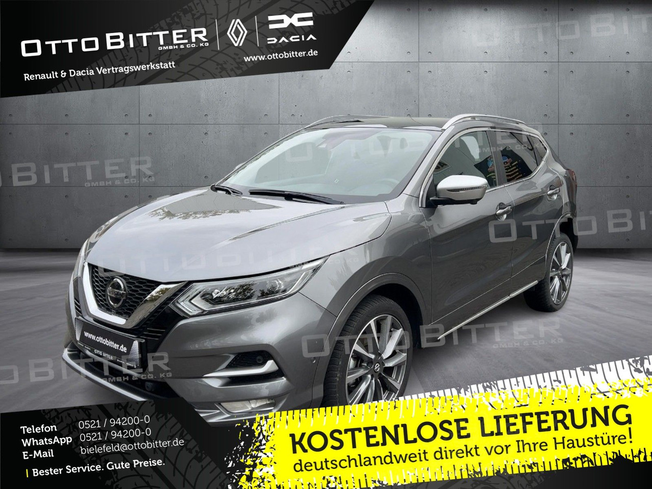Nissan Qashqai Tekna 1.7 dCi 4X4 ALLRAD AUTOMATIK LEDER - Visureigis: foto 1 Nissan Qashqai Tekna 1.7 dCi 4X4 ALLRAD AUTOMATIK LEDER - Visureigis: foto 1