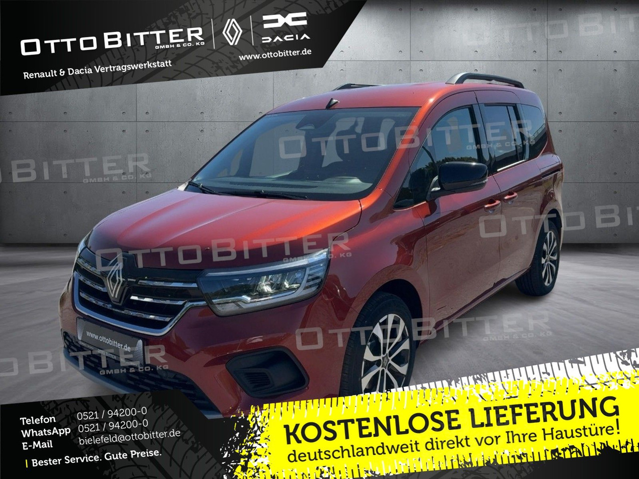 Renault Kangoo Techno TCe130 EDC SITZH/ALU/ALU/EASY-LINK - Keleivinis furgonas: foto 1 Renault Kangoo Techno TCe130 EDC SITZH/ALU/ALU/EASY-LINK - Keleivinis furgonas: foto 1