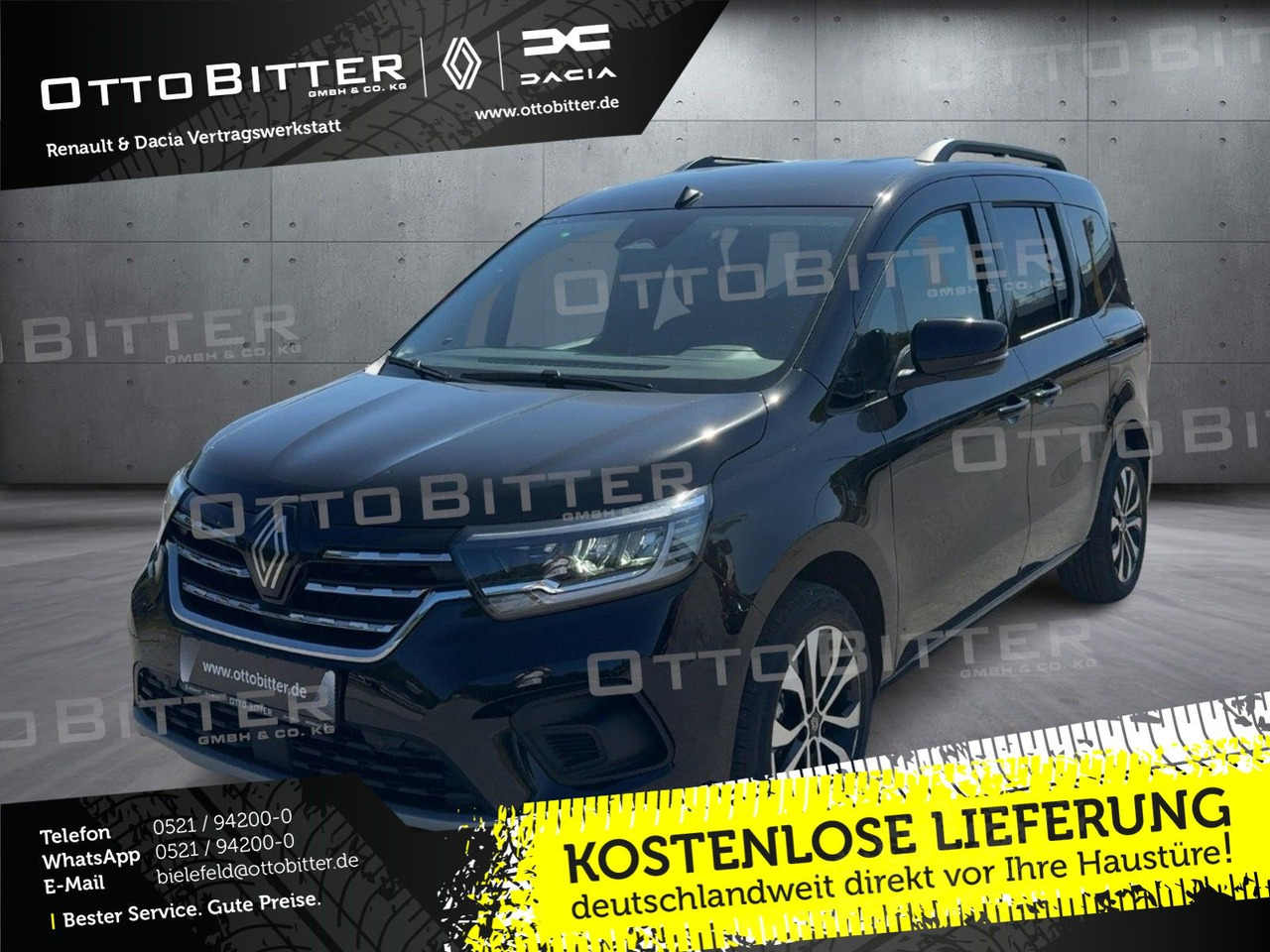 Renault Kangoo Techno TCe130 EDC SITZH/ALU/ALU/EASY-LINK - Keleivinis furgonas: foto 1 Renault Kangoo Techno TCe130 EDC SITZH/ALU/ALU/EASY-LINK - Keleivinis furgonas: foto 1