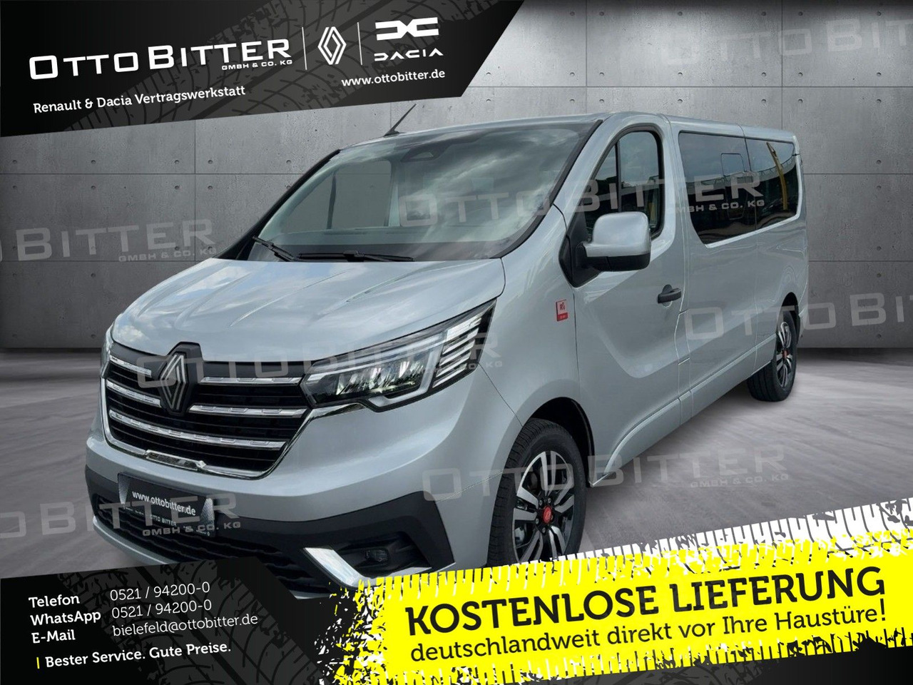 Renault Trafic Grand RED EDITION L2H1 dCi150 9-SITZE ALU - Keleivinis furgonas: foto 1 Renault Trafic Grand RED EDITION L2H1 dCi150 9-SITZE ALU - Keleivinis furgonas: foto 1