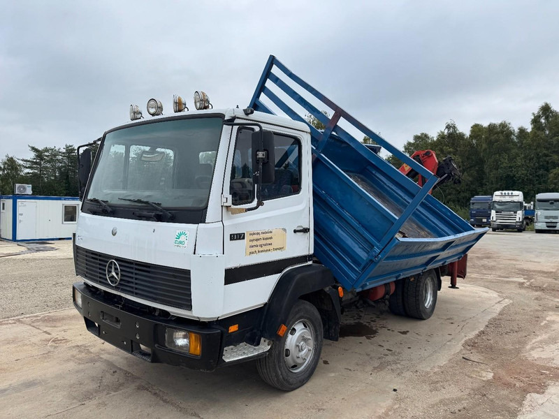 Savivartis sunkvežimis, Sunkvežimis su kranu Mercedes-Benz SK 917 (STEEL SUSPENSION / PARLFINGER CRANE / AUXILIARY / 6 CYLINDER WITH MANUAL PUMP): foto 18