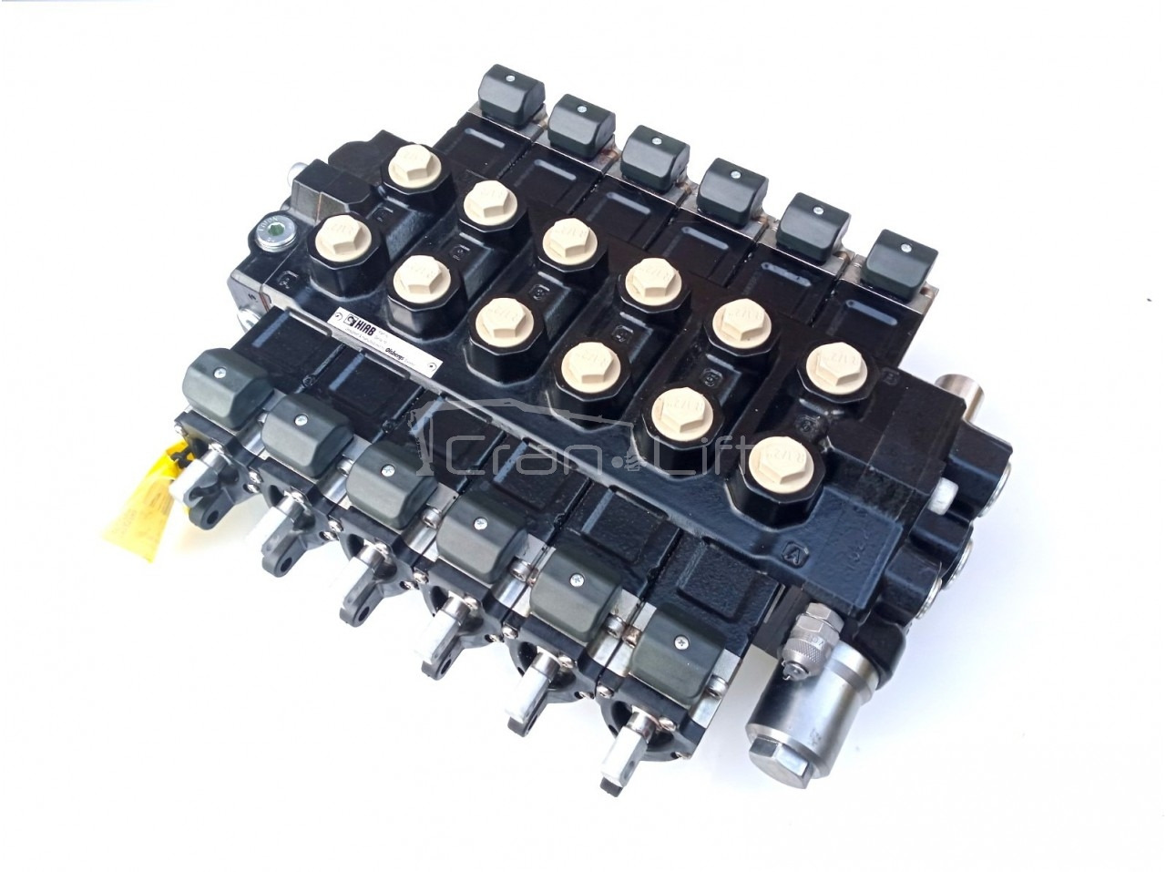 Rozdzielacz Olsberg Q200 - 6 sekcji elektryczny, LS (sygnał) - Hidraulinis vožtuvas - Kranas-manipuliatorius: foto 1 Rozdzielacz Olsberg Q200 - 6 sekcji elektryczny, LS (sygnał) - Hidraulinis vožtuvas - Kranas-manipuliatorius: foto 1