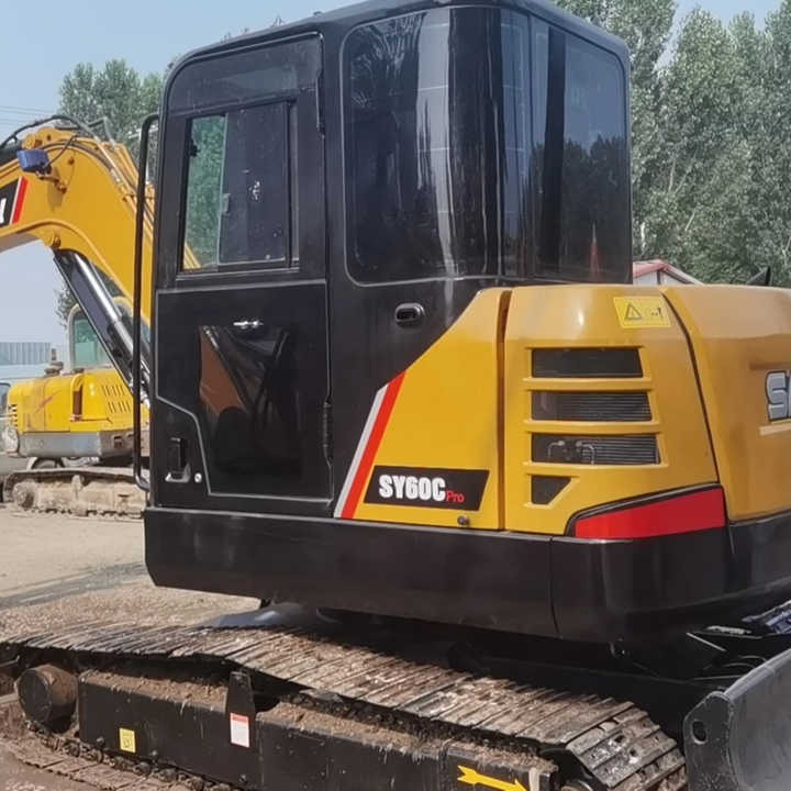 China Brand Used Sany Sy60c Mini Excavator 6ton Crawler Earth Digger Machine for Sale - Vikšrinis ekskavatorius: foto 5 China Brand Used Sany Sy60c Mini Excavator 6ton Crawler Earth Digger Machine for Sale - Vikšrinis ekskavatorius: foto 5