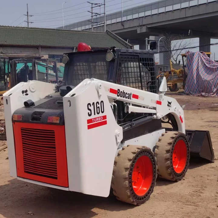 Used Bob Cat Bob Cat S160 Used Mini Skid Steer Wheel Loader Multifunctional Track Loaders Bobcat S160 2.7 Ton - Mini krautuvas: foto 4 Used Bob Cat Bob Cat S160 Used Mini Skid Steer Wheel Loader Multifunctional Track Loaders Bobcat S160 2.7 Ton - Mini krautuvas: foto 4