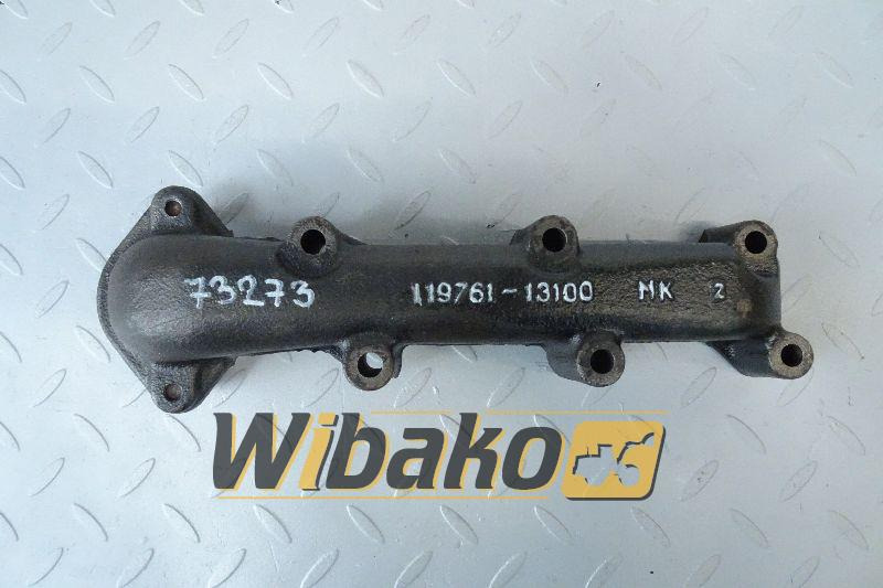 Exhaust manifold for engine Yanmar 3TNV70 119761-13100 - Išmetimo kolektorius - Statybinė technika: foto 1 Exhaust manifold for engine Yanmar 3TNV70 119761-13100 - Išmetimo kolektorius - Statybinė technika: foto 1