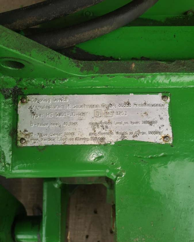 JOHN DEERE hook - Padargas - Traktorius: foto 2 JOHN DEERE hook - Padargas - Traktorius: foto 2