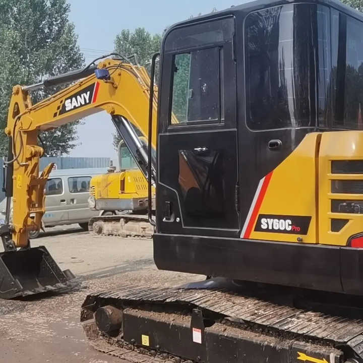 China Brand Used Sany Sy60c Mini Excavator 6ton Crawler Earth Digger Machine for Sale - Mini ekskavatorius: foto 1 China Brand Used Sany Sy60c Mini Excavator 6ton Crawler Earth Digger Machine for Sale - Mini ekskavatorius: foto 1
