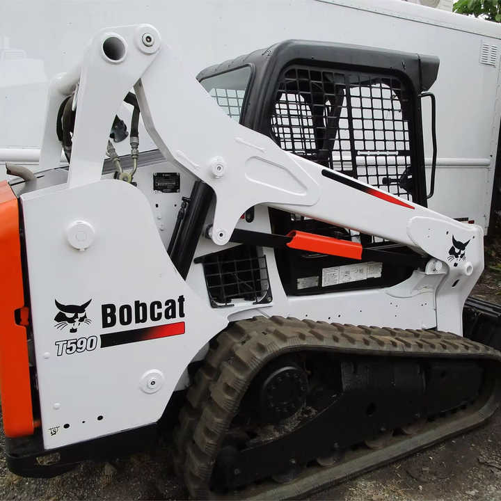 Used Bobcat T590 Used Skid Steer Loader Used Bobcat Skid Steer Loader T590 with Good Condition for Sale - Mini krautuvas: foto 1 Used Bobcat T590 Used Skid Steer Loader Used Bobcat Skid Steer Loader T590 with Good Condition for Sale - Mini krautuvas: foto 1