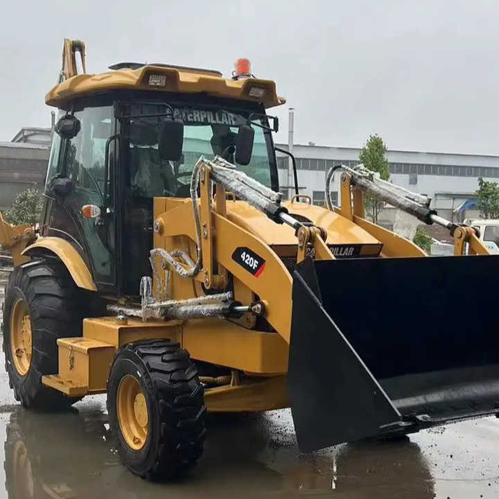 Used Caterpillar CAT 420F Backhoe Loader Retro Excavator CAT420F Cheap Price for Sale - Ekskavatorius-krautuvas: foto 1 Used Caterpillar CAT 420F Backhoe Loader Retro Excavator CAT420F Cheap Price for Sale - Ekskavatorius-krautuvas: foto 1