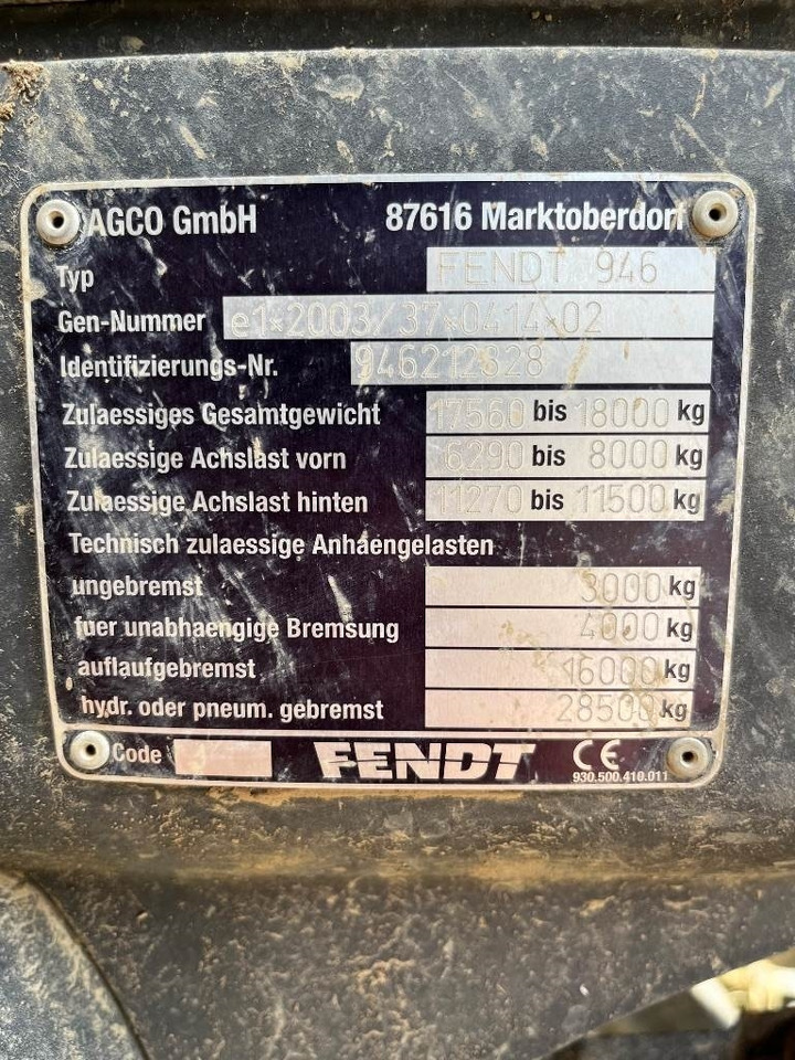 Fendt 939 Vario - Traktorius: foto 5 Fendt 939 Vario - Traktorius: foto 5