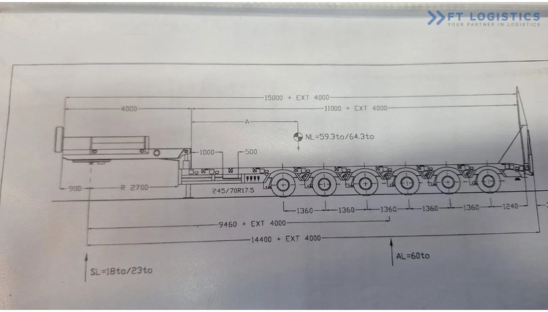 Faymonville FAYMONVILLE STZ-6WAU – 6 AXLES – 92.2T GVW – 73T PAYLOAD – HYDRAULIC RAMPS – EXCELLENT CONDITION! - Žemo profilio platforma puspriekabė: foto 2 Faymonville FAYMONVILLE STZ-6WAU – 6 AXLES – 92.2T GVW – 73T PAYLOAD – HYDRAULIC RAMPS – EXCELLENT CONDITION! - Žemo profilio platforma puspriekabė: foto 2