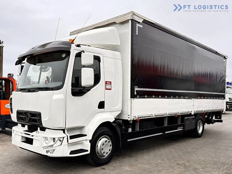 Renault Midlum 250 Renault D 250 / AUTOMATIC / 4X2 / 18 PALLETS / TAIL LIFT / SIDE BOARDS / curtainsider truck - Tentinis sunkvežimis: foto 1 Renault Midlum 250 Renault D 250 / AUTOMATIC / 4X2 / 18 PALLETS / TAIL LIFT / SIDE BOARDS / curtainsider truck - Tentinis sunkvežimis: foto 1