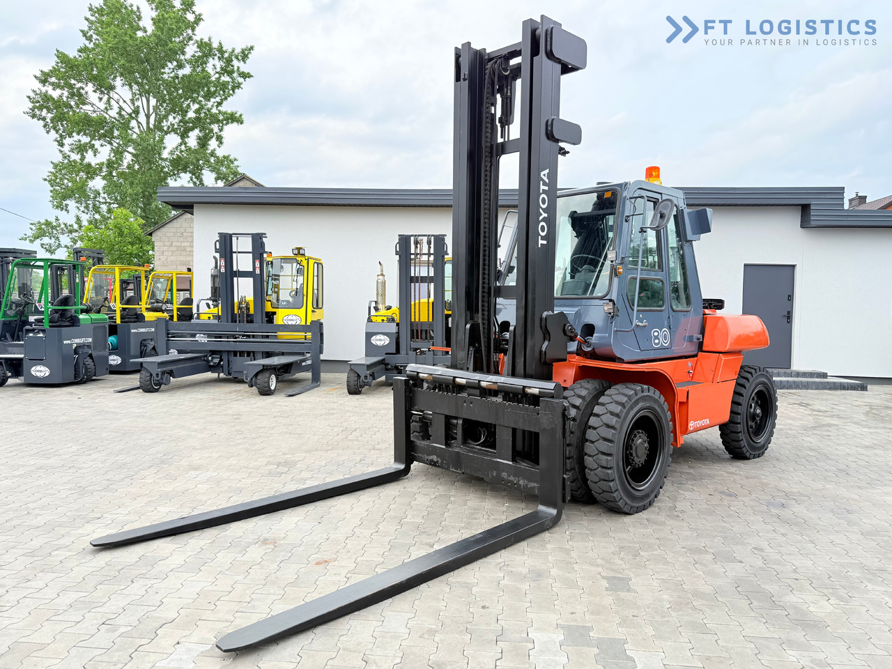 TOYOTA 60-5FD80 / DIESEL / DUPLEX - 4500MM / NEW TYRES / HEATED CABIN / 8 TON / UDT / EXCELLENT CONDITION - Dyzelinis krautuvas: foto 2 TOYOTA 60-5FD80 / DIESEL / DUPLEX - 4500MM / NEW TYRES / HEATED CABIN / 8 TON / UDT / EXCELLENT CONDITION - Dyzelinis krautuvas: foto 2
