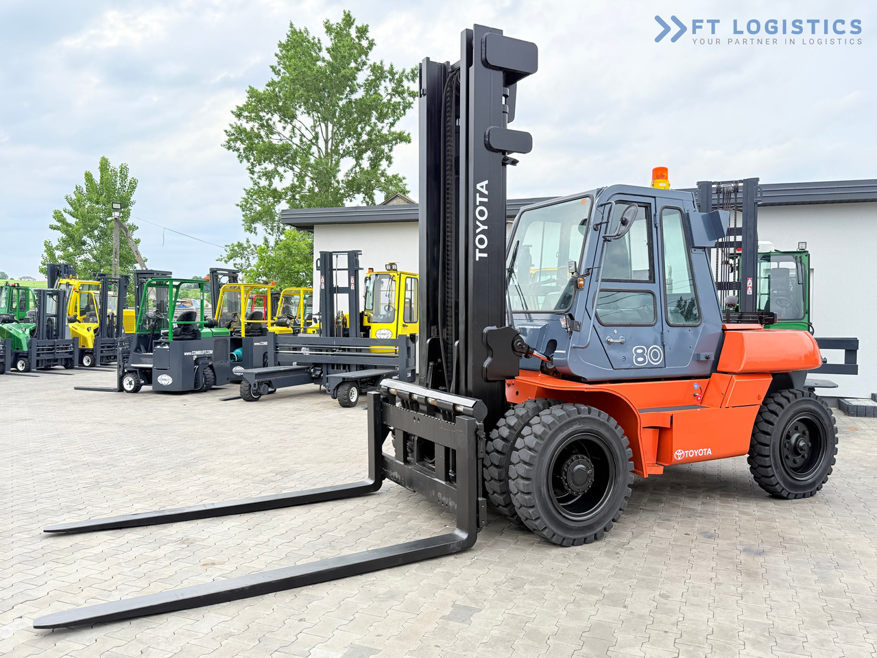 TOYOTA 60-5FD80 / DIESEL / DUPLEX - 4500MM / NEW TYRES / HEATED CABIN / 8 TON / UDT / EXCELLENT CONDITION - Dyzelinis krautuvas: foto 1 TOYOTA 60-5FD80 / DIESEL / DUPLEX - 4500MM / NEW TYRES / HEATED CABIN / 8 TON / UDT / EXCELLENT CONDITION - Dyzelinis krautuvas: foto 1
