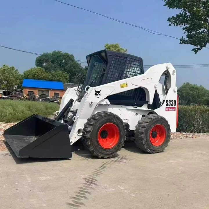 Used Heavy Construction Equipment bobcat S330 Second Hand Skid Steers Used Machine Hot Sale - Mini krautuvas: foto 1 Used Heavy Construction Equipment bobcat S330 Second Hand Skid Steers Used Machine Hot Sale - Mini krautuvas: foto 1