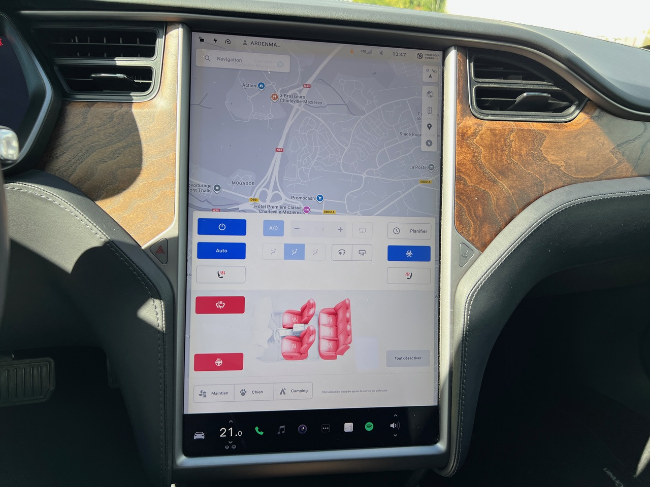 TESLA Model S 75D -Capacité de conduite autonome – Phase 2 – 93% SOH - Sedanas: foto 5 TESLA Model S 75D -Capacité de conduite autonome – Phase 2 – 93% SOH - Sedanas: foto 5