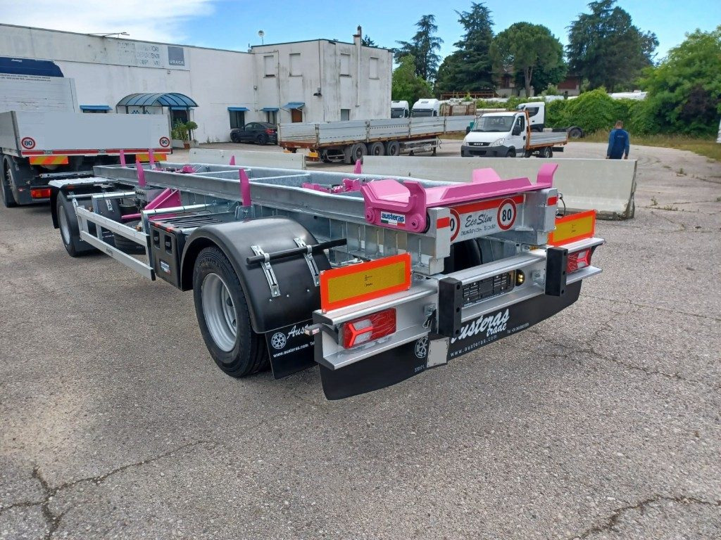 AUSTERAS RIMORCHIO ECOSLIM SCARRABILE ZINCATO - Kablio/ Skip loader priekaba: foto 3 AUSTERAS RIMORCHIO ECOSLIM SCARRABILE ZINCATO - Kablio/ Skip loader priekaba: foto 3