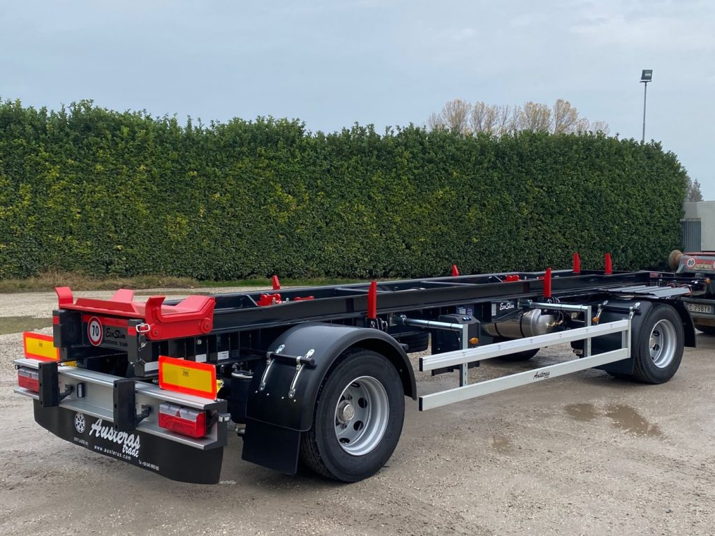 AUSTERAS RIMORCHIO NUOVO AUSTERAS SCARRABILE PNEUMATICO - Kablio/ Skip loader priekaba: foto 2 AUSTERAS RIMORCHIO NUOVO AUSTERAS SCARRABILE PNEUMATICO - Kablio/ Skip loader priekaba: foto 2