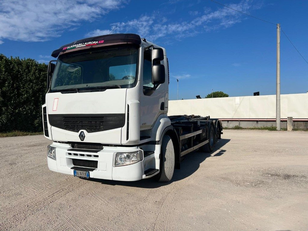 RENAULT PREMIUM 450 SCARRABILE FULL PNEUMATICO - Hook-lift sunkvežimis: foto 1 RENAULT PREMIUM 450 SCARRABILE FULL PNEUMATICO - Hook-lift sunkvežimis: foto 1