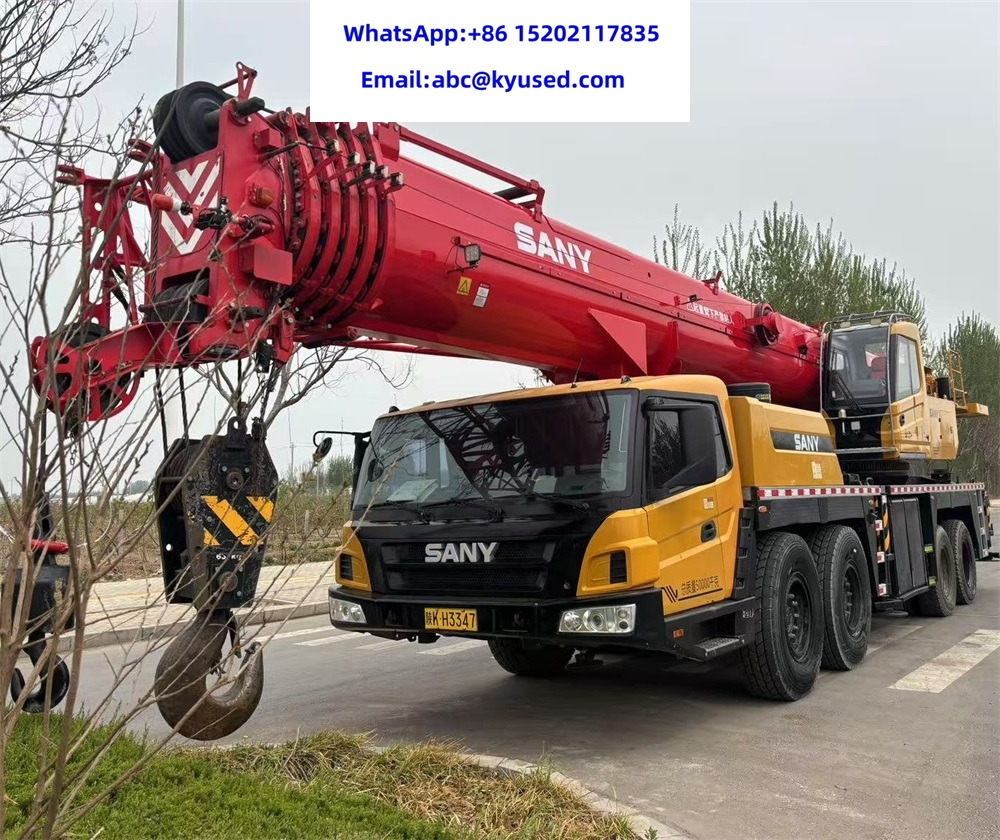 Autokranas SANY STC800T6 STC800 80Ton mobile crane: foto 7