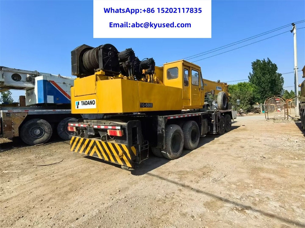 TADANO TG500E TG700E GT500E TG1000 50TON 70TON 100TON - Autokranas: foto 3 TADANO TG500E TG700E GT500E TG1000 50TON 70TON 100TON - Autokranas: foto 3