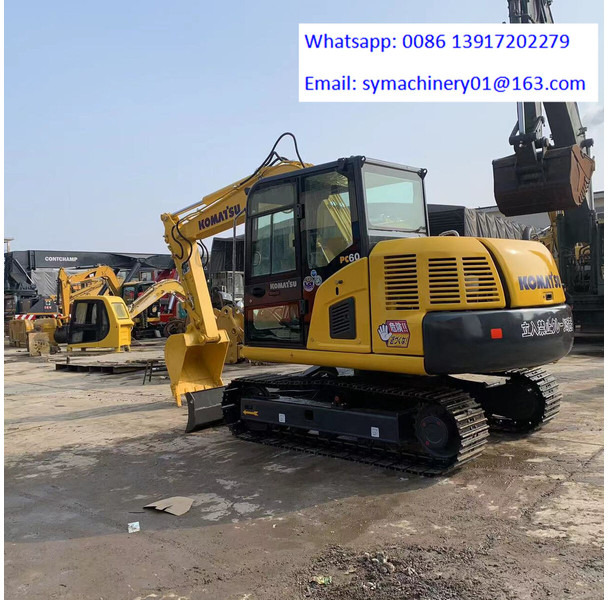 Komatsu PC60-8 - Mini ekskavatorius: foto 3 Komatsu PC60-8 - Mini ekskavatorius: foto 3