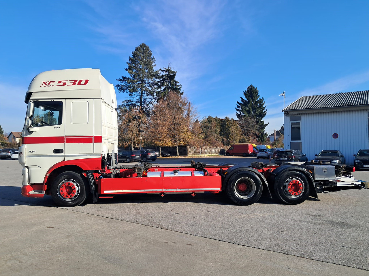 Konteineris-vežimus/ Sukeisti kūną sunkvežimis DAF 530 FAN | Lift-Lenkachse | LBW | Retarder: foto 6 Konteineris-vežimus/ Sukeisti kūną sunkvežimis DAF 530 FAN | Lift-Lenkachse | LBW | Retarder: foto 6