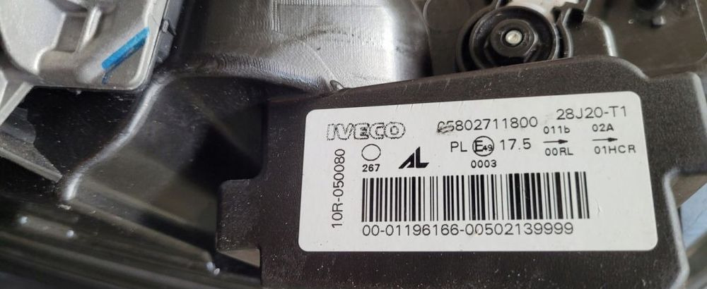 LAMPA FULL LED IVECO DAILY Lh. ORYGINAŁ 5802711800 - Priekinis žibintas - Komercinis automobilis: foto 4 LAMPA FULL LED IVECO DAILY Lh. ORYGINAŁ 5802711800 - Priekinis žibintas - Komercinis automobilis: foto 4