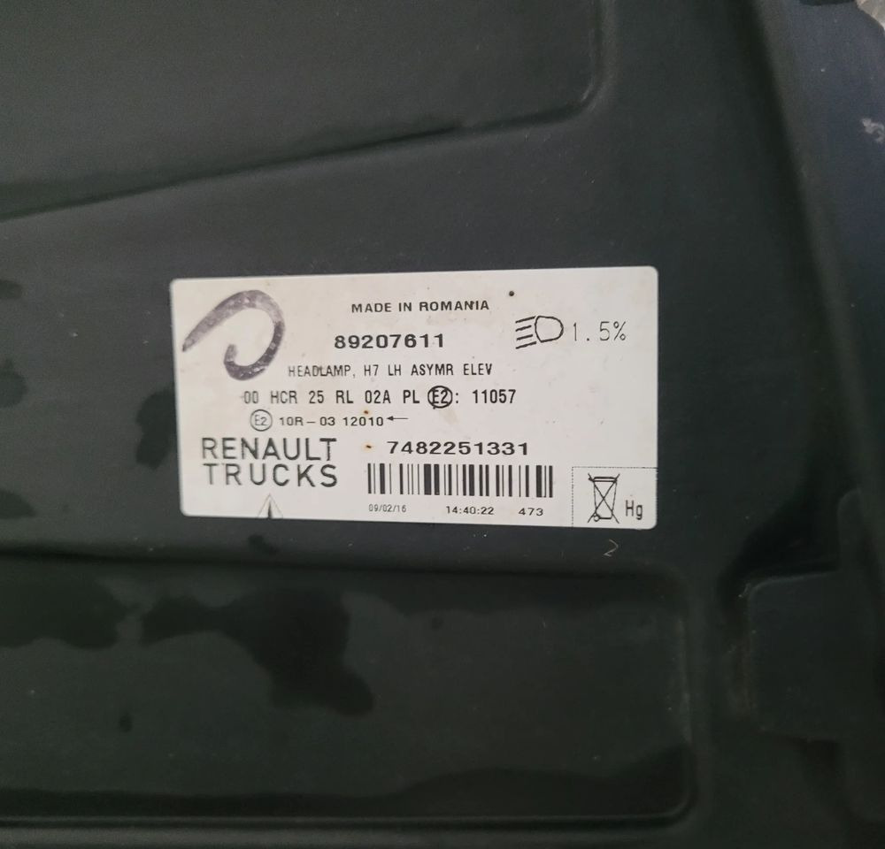 LAMPY RENAULT RANGE T ORYGINAŁ H4 LED CHWALIM116 - Apšvietimas - Sunkvežimis: foto 5 LAMPY RENAULT RANGE T ORYGINAŁ H4 LED CHWALIM116 - Apšvietimas - Sunkvežimis: foto 5