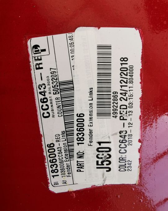 SPOJLER ZAKOŃCZENIE DAF XF 106 LH. - Aerodinamika/ Spoileris - Sunkvežimis: foto 2 SPOJLER ZAKOŃCZENIE DAF XF 106 LH. - Aerodinamika/ Spoileris - Sunkvežimis: foto 2