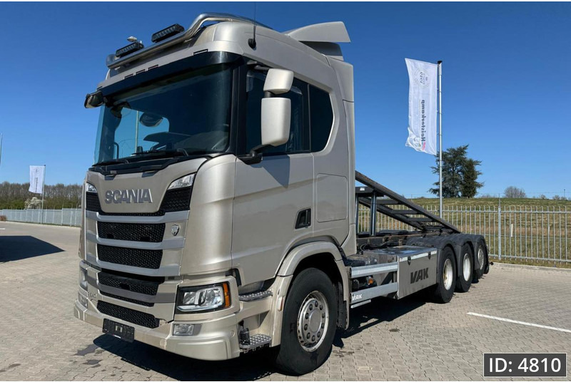 Scania R540 Topline, Euro 6, / 8x4 / BDF / Lift axle / frame 7.4 m - Konteineris-vežimus/ Sukeisti kūną sunkvežimis: foto 1 Scania R540 Topline, Euro 6, / 8x4 / BDF / Lift axle / frame 7.4 m - Konteineris-vežimus/ Sukeisti kūną sunkvežimis: foto 1